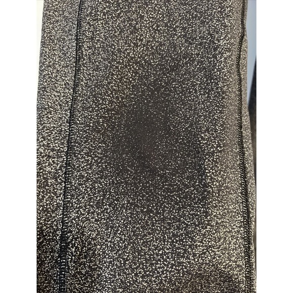 Lululemon Speed Up Tight Foil 28" Luminosity Print Black/Silver Luxtreme Sz 6 - Picture 4 of 10